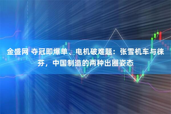 金盛网 夺冠即爆单、电机破难题：张雪机车与徕芬，中国制造的两种出圈姿态
